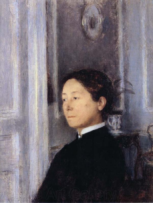 Fernand Khnopff Portrait of Mrs Edmond Khnopff